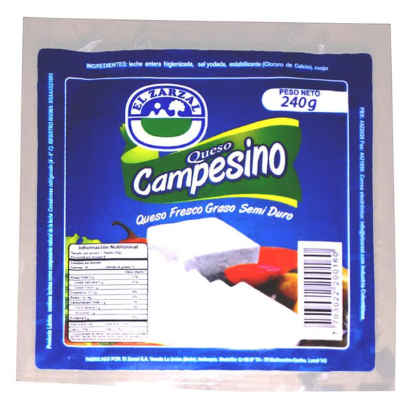 QUESO BLANCO 240G ZARZAL